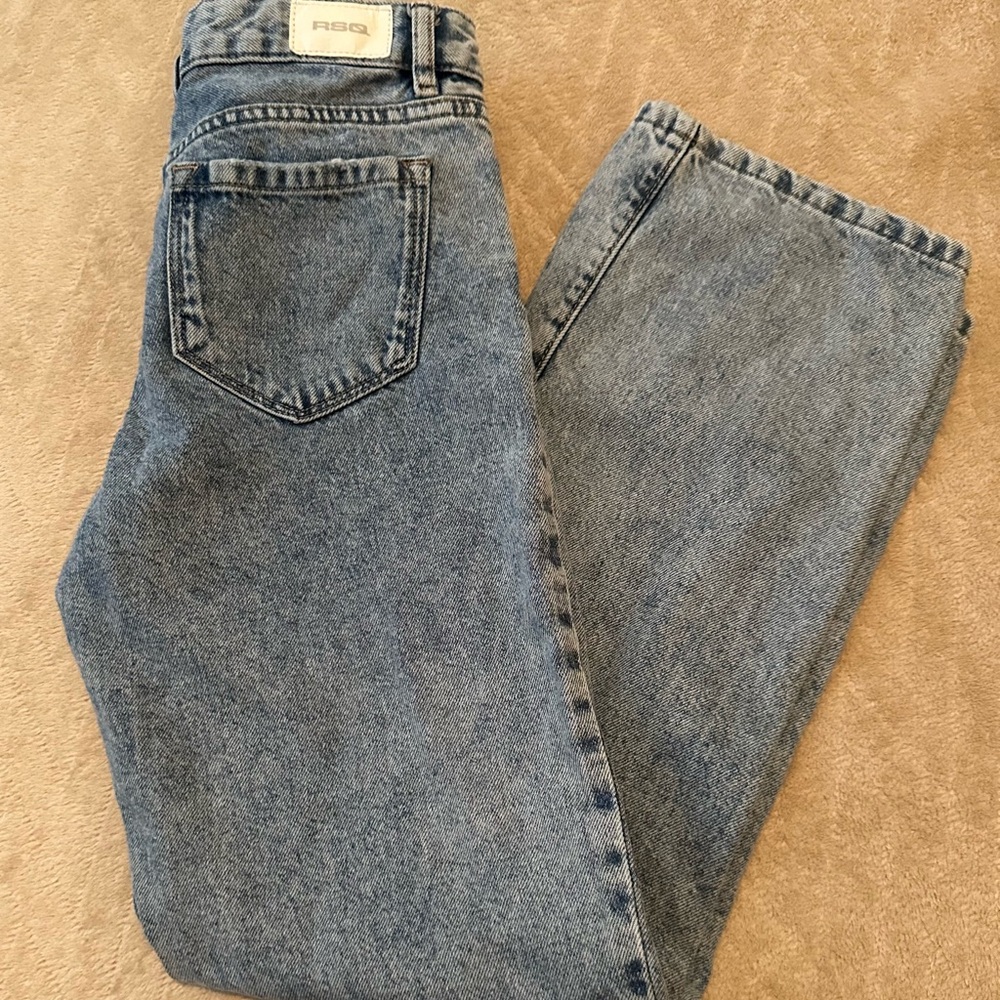 RSQ Blue Vintage Straight-Leg Jeans